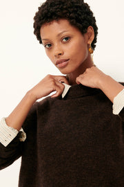 Sessùn Kunlun high collar jumper - wood