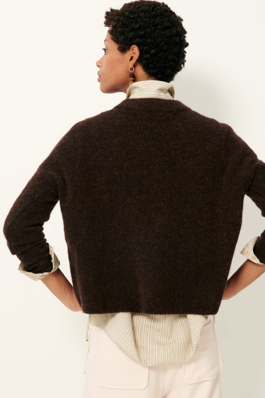 Sessùn Kunlun high collar jumper - wood