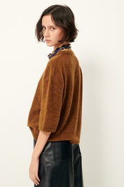 Sessùn London 3/4 sleeve knit - tigers eye