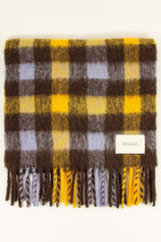 Sessùn Mattia scarf - brown check