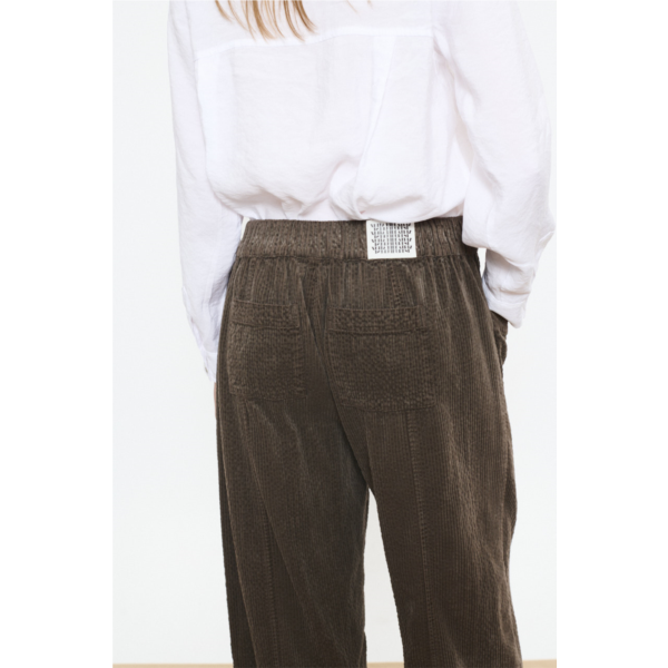 Beatriz Furest Barlavento cord barrel trouser - brown