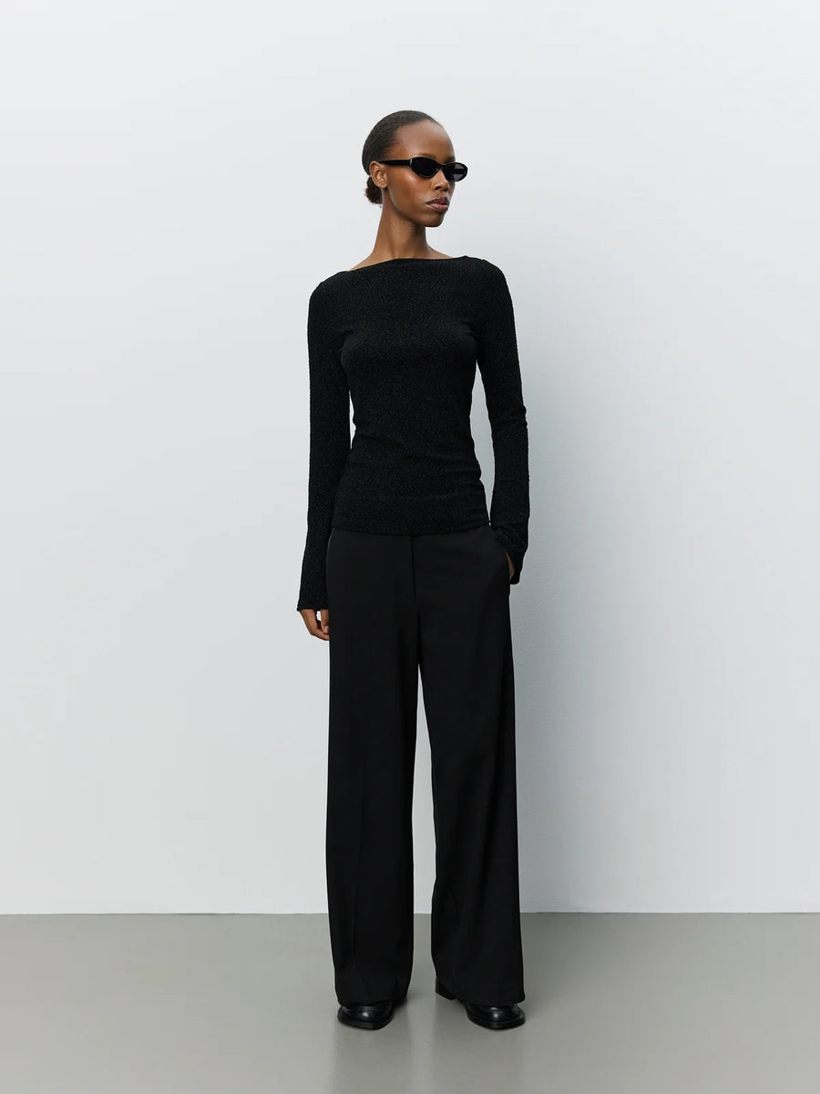 Sofie Schnoor Alika Tuxedo trouser - black