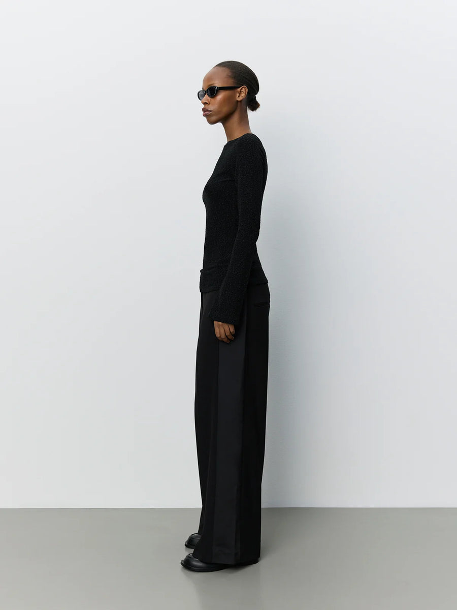 Sofie Schnoor Alika Tuxedo trouser - black