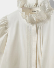 Sofie Schnoor Cylia embroidered collared shirt - off white