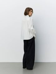 Sofie Schnoor Cylia embroidered collared shirt - off white