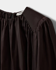 Sofie Schnoor Marthea balloon sleeve blouse - dark plum