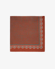 Yerse Terracotta print scarf