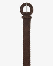 Yerse suede belt - chocolate