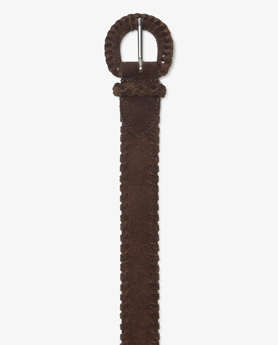 Yerse suede belt - chocolate