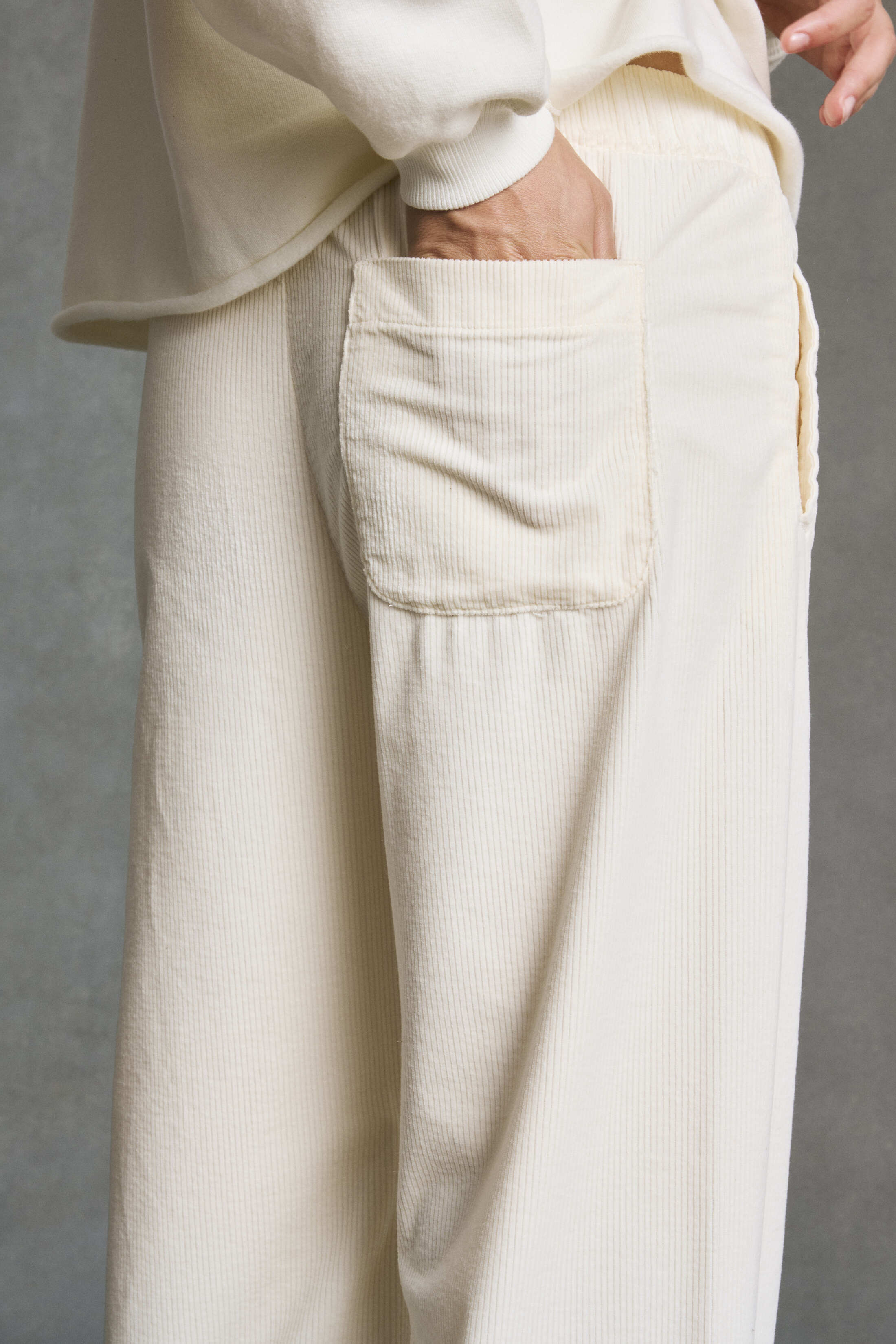 Hod Paris Jimmy CORD trouser - latte (cream)