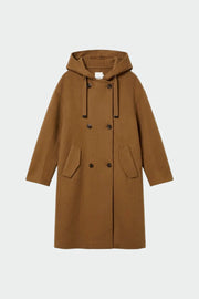 Indi & Cold long wool duffle coat - camel