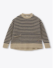 Arsene et Les pipelettes Breton striped jumper