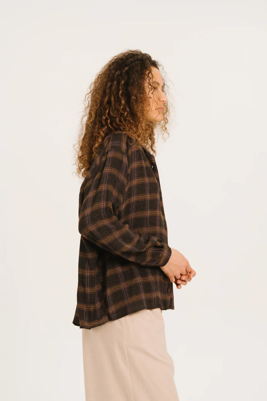 Sacrecoeur Ali checked blouse - cusco