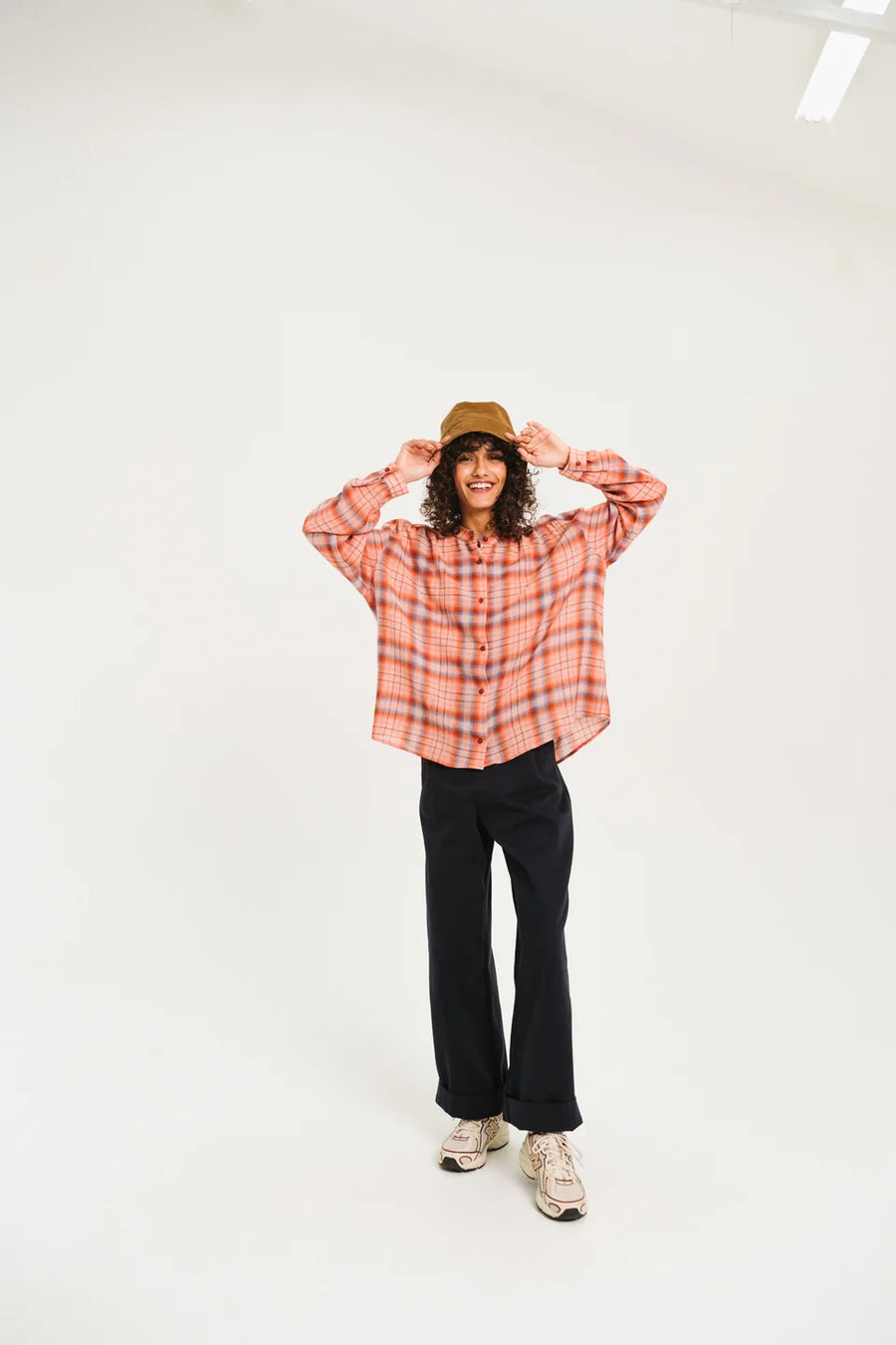 Sacrecoeur Ella checked shirt - chilli