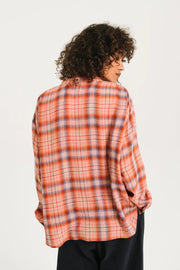 Sacrecoeur Ella checked shirt - chilli