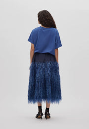 Rabens Saloner Plume skirt - magna