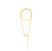 Talis Chains wrap around chain necklace - tigers eye