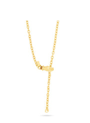 Talis Chains wrap around chain necklace - tigers eye
