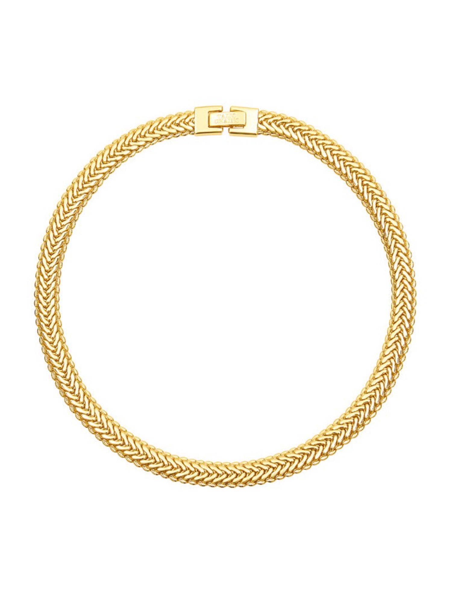 Talis Chains Braided mesh choker -  gold