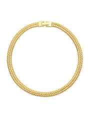 Talis Chains Braided mesh choker -  gold