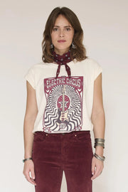 MKT Studio Tara print t shirt - natural