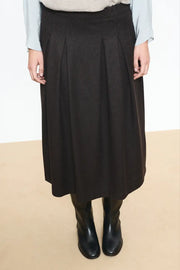 Beatriz Furest College wool skirt - brown