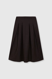 Beatriz Furest College wool skirt - brown