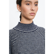 Beatriz Furest Emily striped jumper - navy / grey