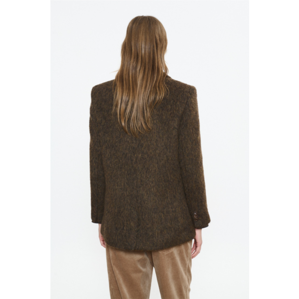 Beatriz Furest Ser wool mix blazer - brown