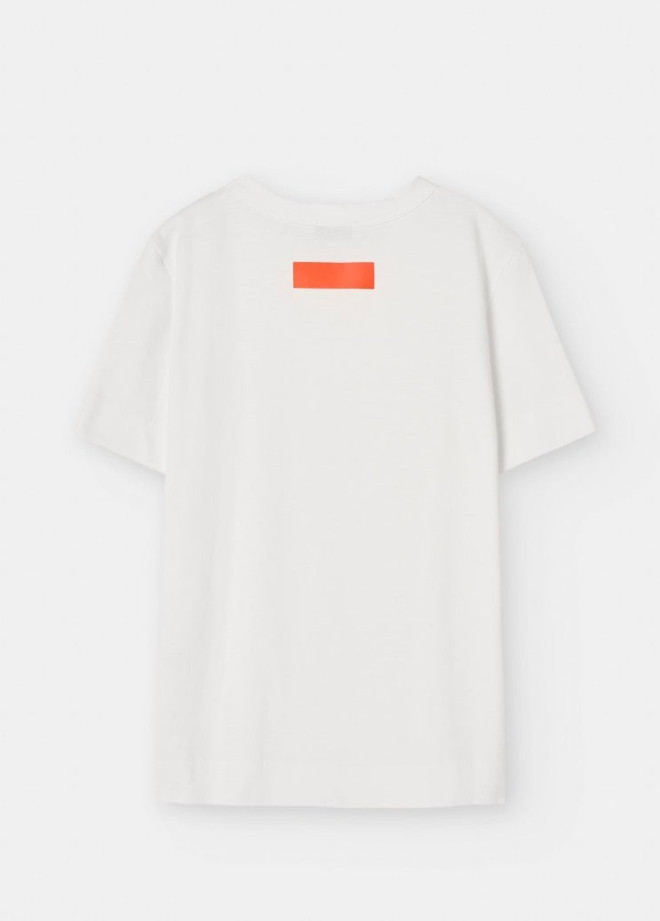 Loreak Mendian Izenduna crew neck t shirt - white