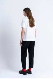 Loreak Mendian Izenduna crew neck t shirt - white