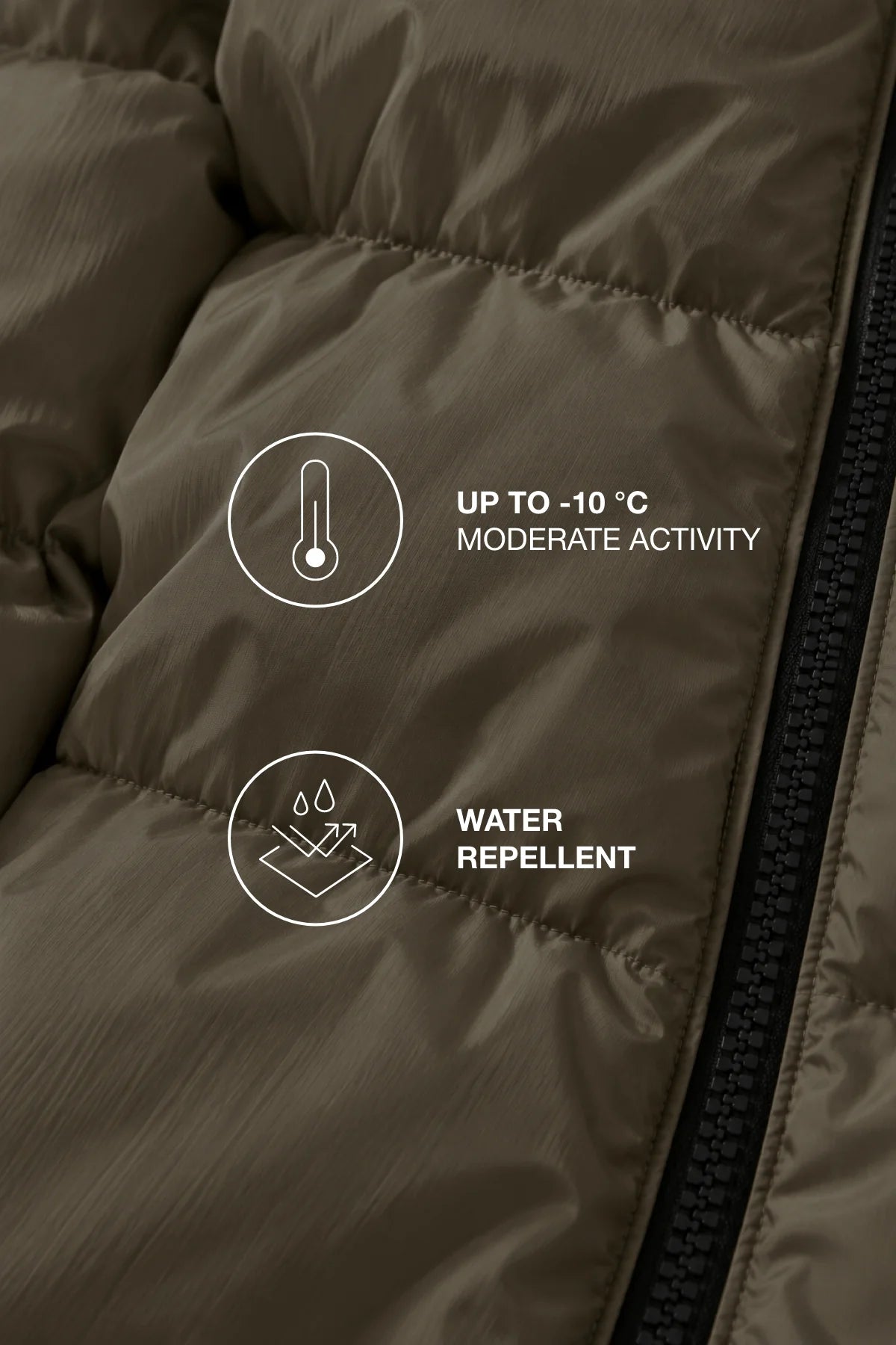 Ecoalf Manlie padded coat - incense