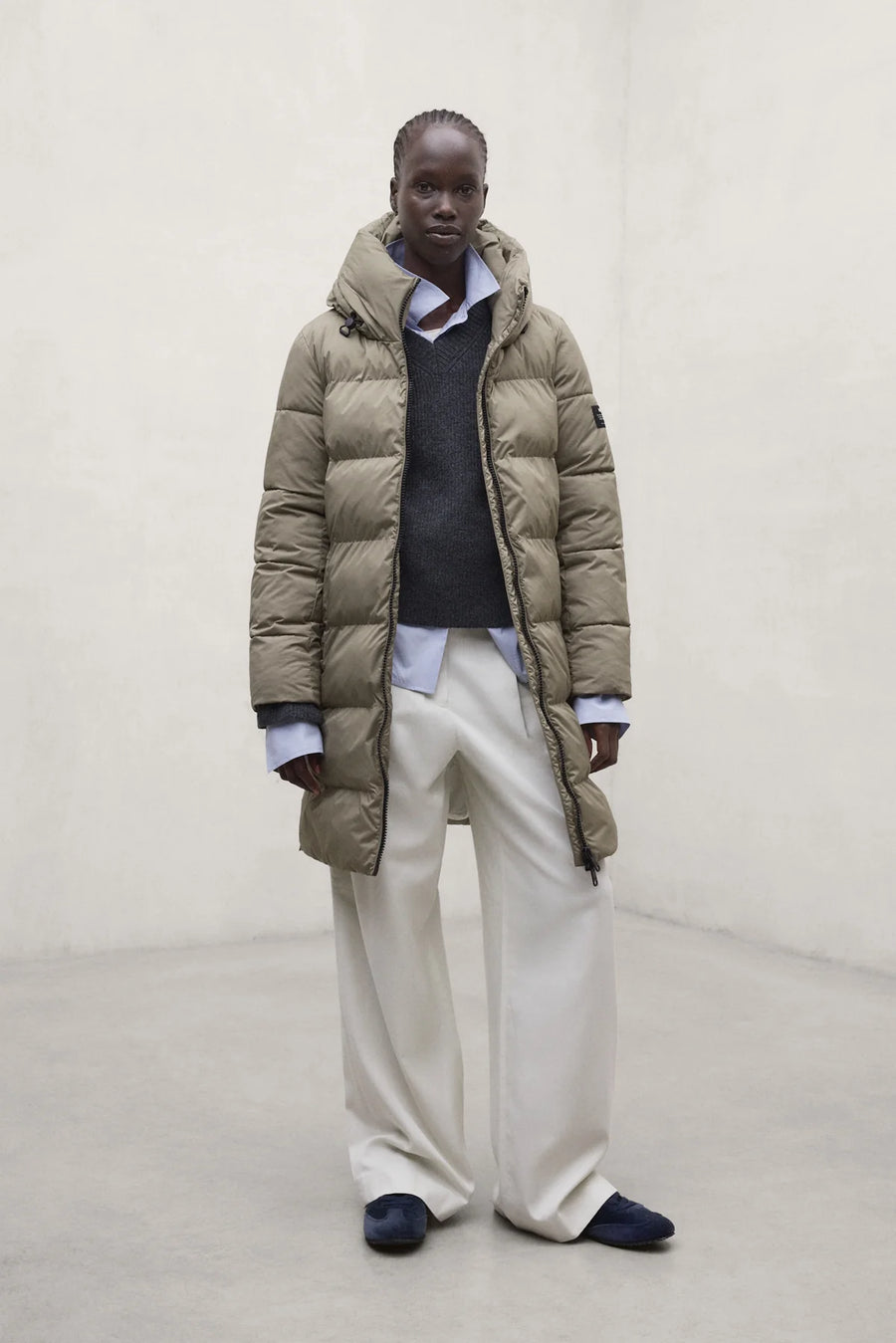 Ecoalf Manlie padded coat - incense