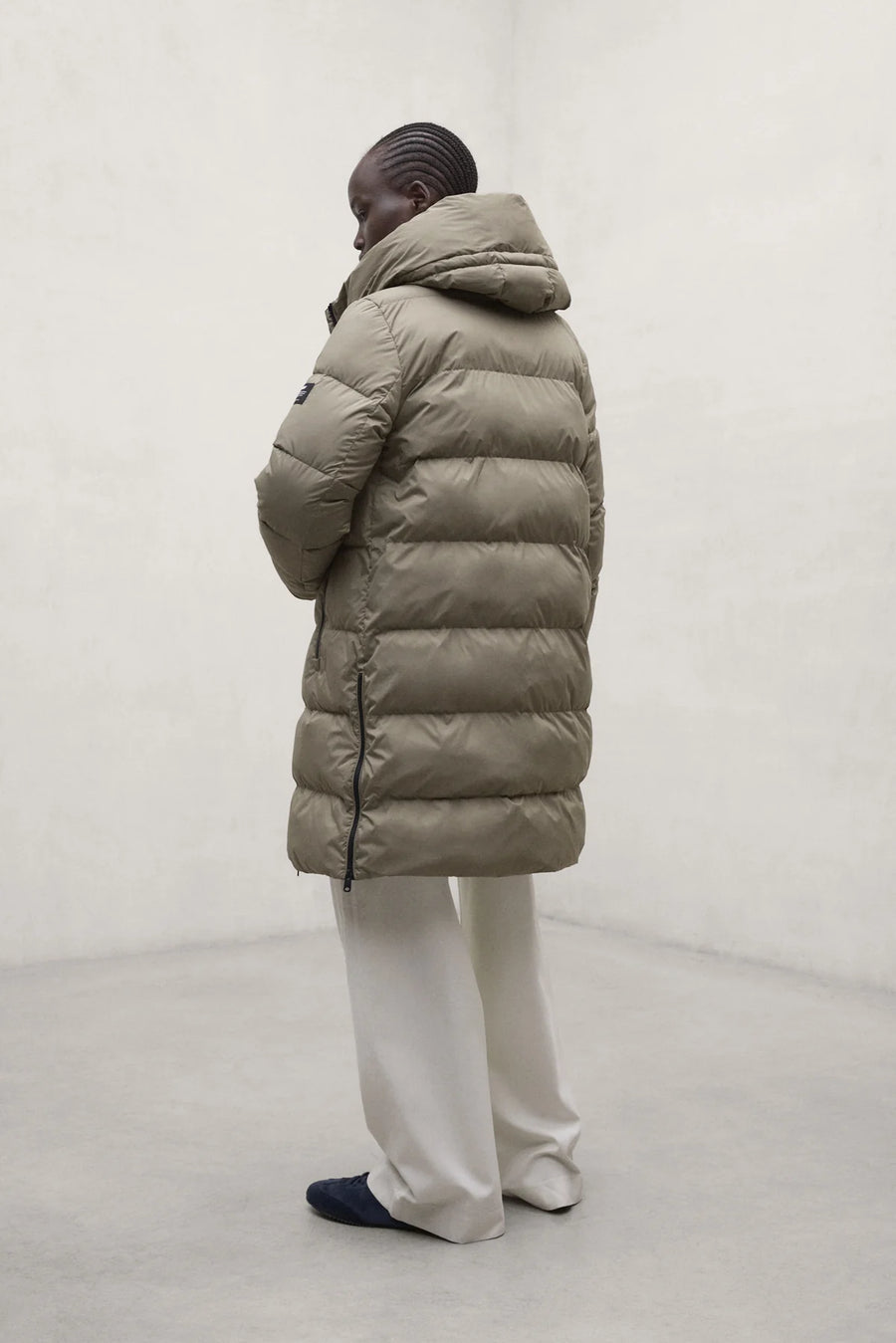 Ecoalf Manlie padded coat - incense