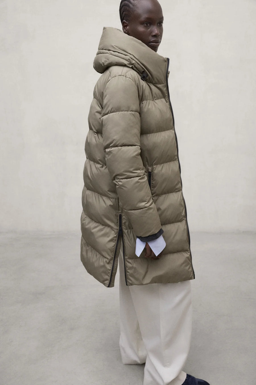 Ecoalf Manlie padded coat - incense