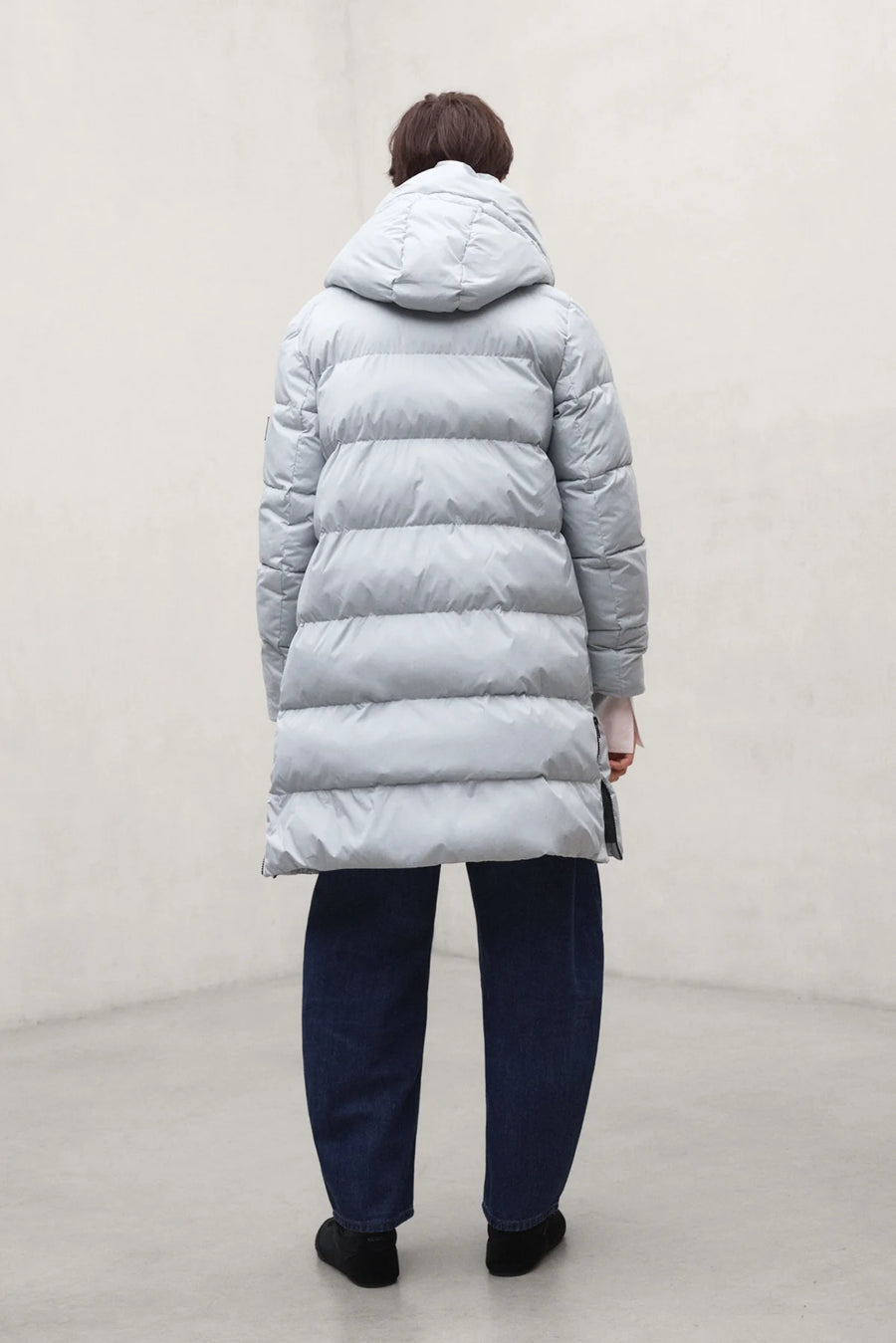 Ecoalf Manlie padded coat - blue pearl