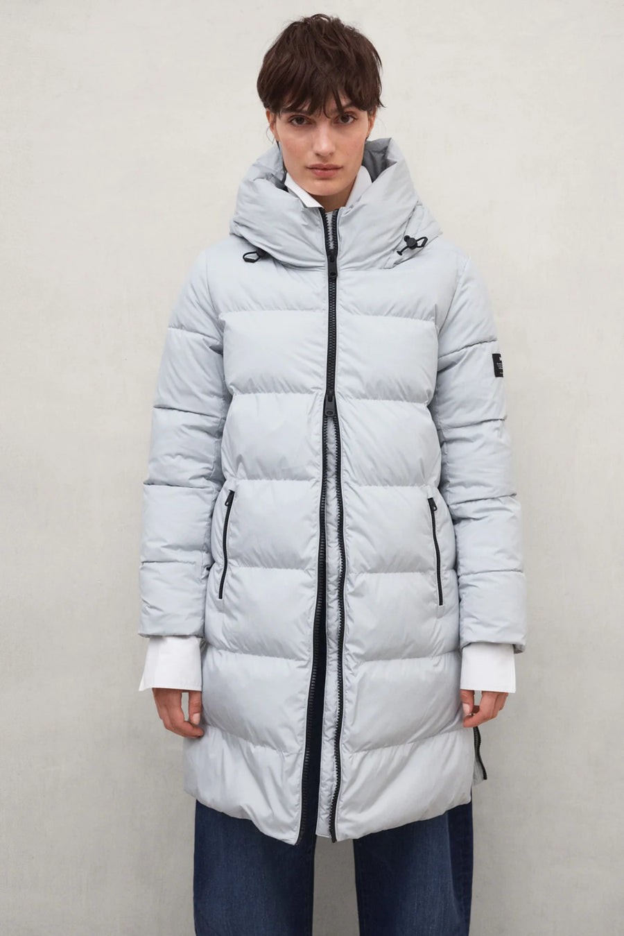 Ecoalf Manlie padded coat - blue pearl