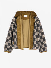 Bobo Choses check Borg jacket