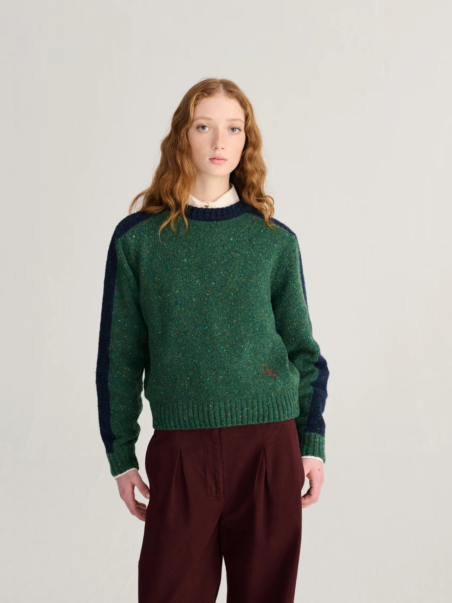 Bobo Choses colour block wool jumper