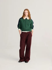 Bobo Choses colour block wool jumper