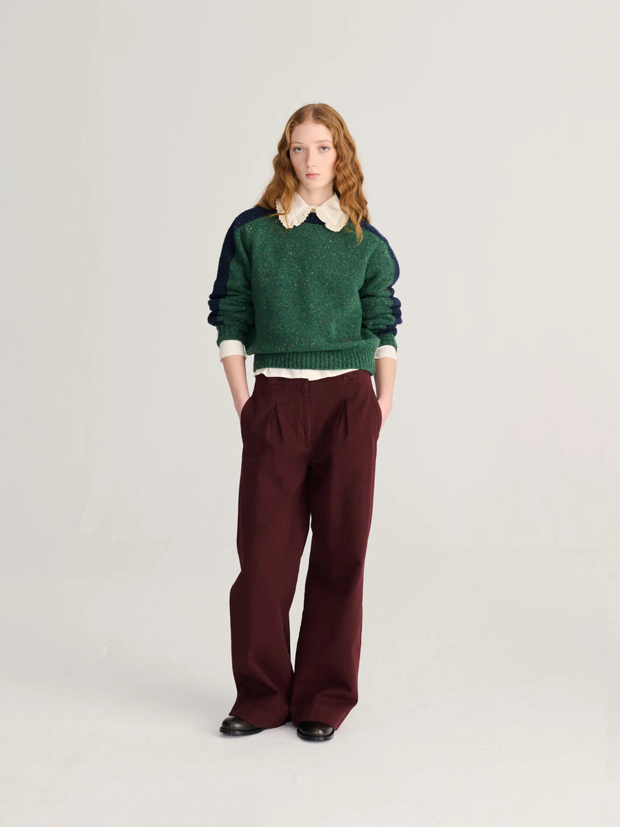 Bobo Choses colour block wool jumper