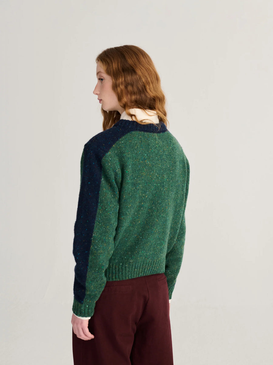 Bobo Choses colour block wool jumper