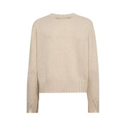 Mos mosh cashmere Moira crew neck jumper - Oxford tan