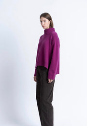 LOREAK Mendian Isla roll neck jumper - raspberry