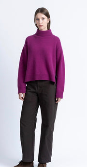 LOREAK Mendian Isla roll neck jumper - raspberry