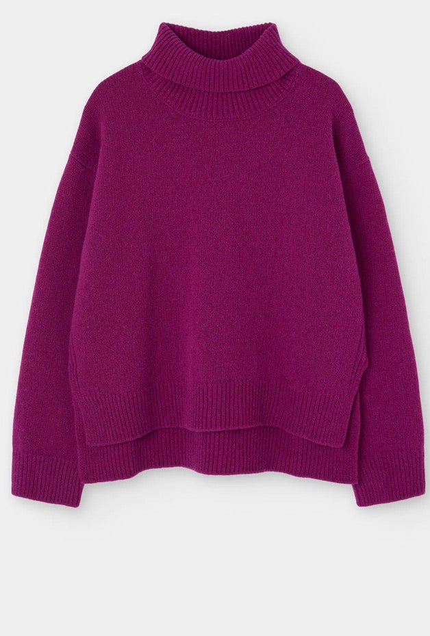 LOREAK Mendian Isla roll neck jumper - raspberry