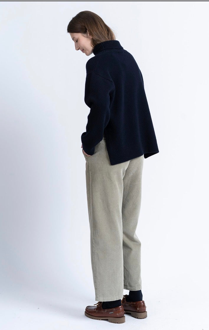 LOREAK Mendian Isla roll neck jumper - navy
