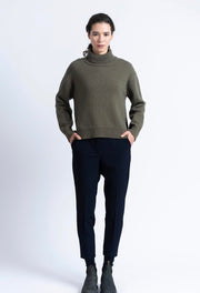 LOREAK Mendian Isla roll neck jumper - khaki
