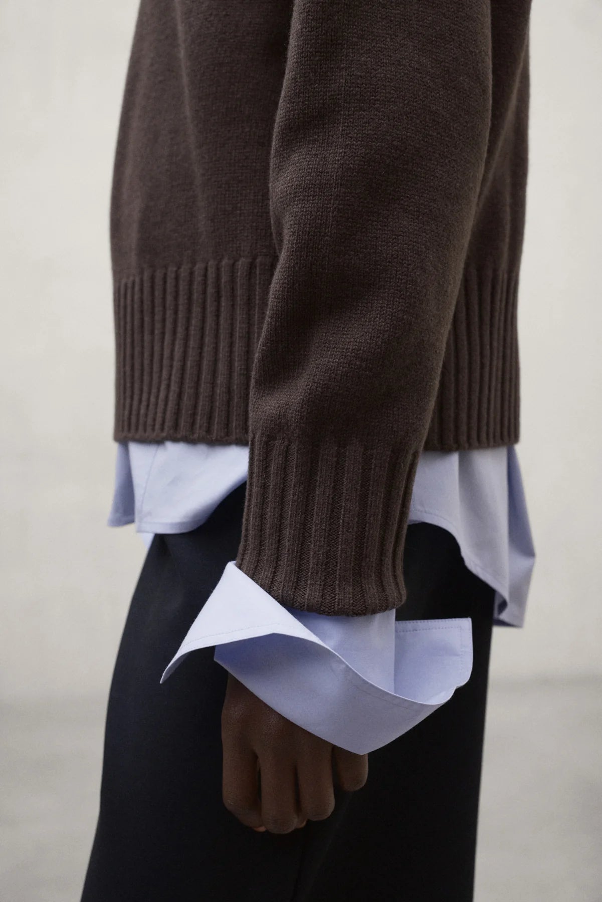 Ecoalf Caqui roll neck jumper - dark brown