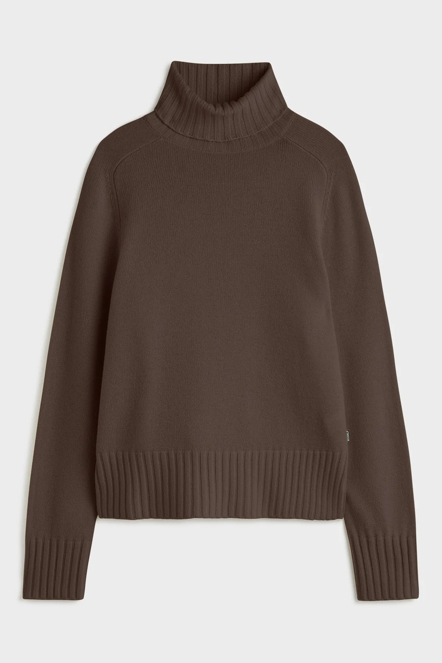 Ecoalf Caqui roll neck jumper - dark brown